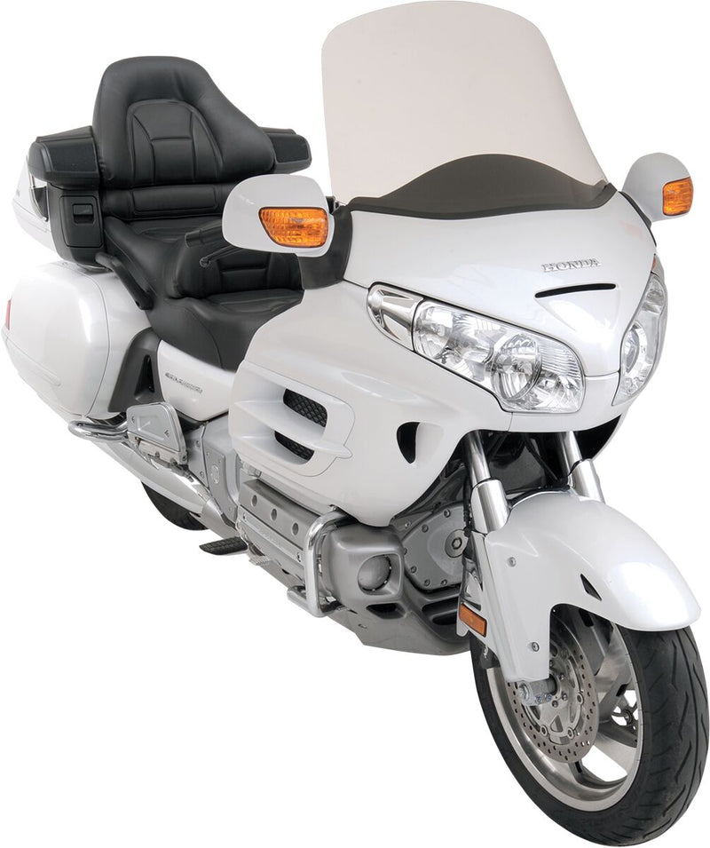 Memphis Shades Metric Gold Wing Windshield for 2001-2010 HONDA GL 1800 Grey Tall Cruiser Lucite #MEP4849