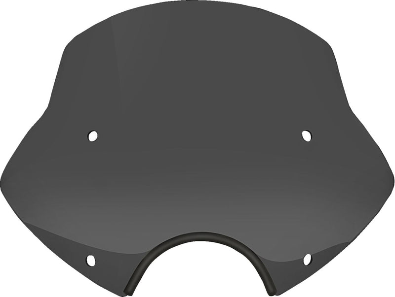 Memphis Shades Metric Speed Demon Windshield Dark Black Smoke Sportshield Cruiser Lucite #MEP54310