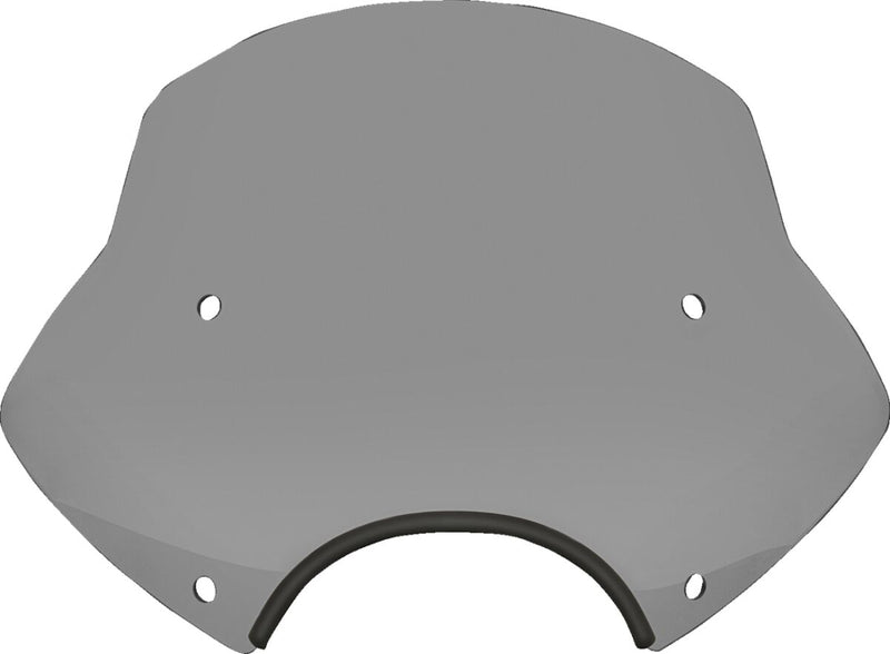 Memphis Shades Metric Speed Demon Windshield Black Smoke Sportshield Cruiser Lucite #MEP54612