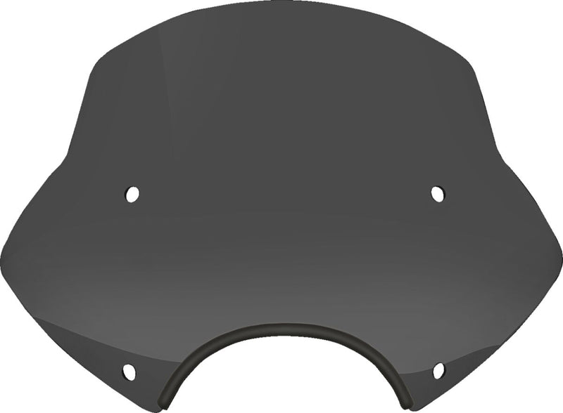 Memphis Shades Metric Speed Demon Windshield Dark Black Smoke Sportshield Cruiser Lucite #MEP54610