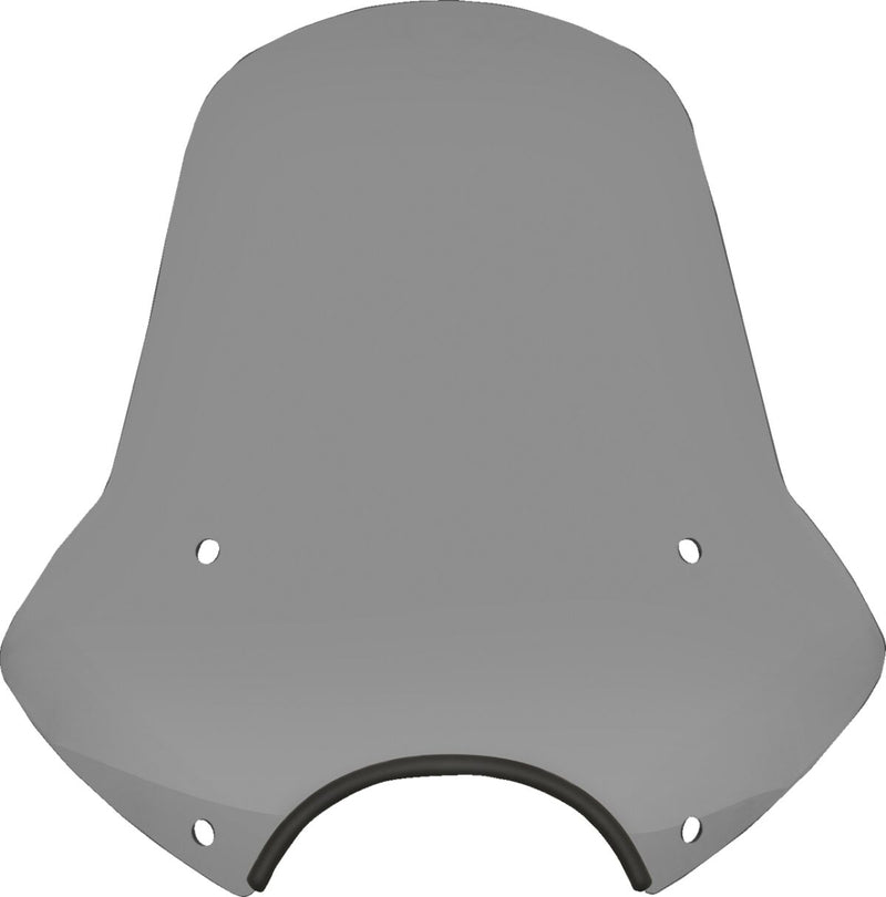 Memphis Shades Metric Speed Demon Windshield Black Smoke Sportshield Cruiser Lucite #MEP54812