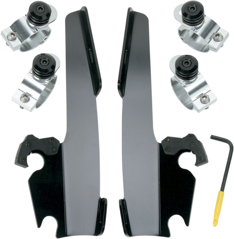 Memphis Shades Fats/Slim Windshield  Trigger-Lock Complete Mount Kit #MEB8967