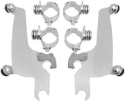 Memphis Shades Metric No-Tool Trigger-Lock Mount Kit for Sportshield for 2004-2009 HONDA VTX 1300 C Mounting Kit Polished Complete Exposed Forks Wi... #MEM8925
