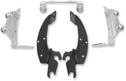 Memphis Shades Metric Windshield Trigger-Lock Complete Mount Kit for 2006-2025 KAWASAKI VN 900 Trigger Lock Mounting Kit Black Aluminium #MEK1912