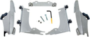 Memphis Shades Metric Windshield Trigger-Lock Complete Mount Kit for 1996-2006 KAWASAKI Trigger Lock Mounting Kit Polished Aluminium