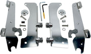 Memphis Shades Metric Windshield Trigger-Lock Complete Mount Kit for 2006-2014 YAMAHA XV 1900 Trigger Lock Mounting Kit Polished Aluminium