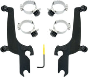 Memphis Shades Metric No-Tool Trigger-Lock Mount Kit for Sportshield for 2010-2020, 2022-2024 HONDA VT 1300 CX Mounting Kit Black Complete Windshie... #MEB1922