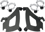 Memphis Shades Metric Bullet Fairing Mount Kit for 2010-2020, 2022-2024 HONDA VT 1300 CX Mounting Kit Black Complete Aluminium #MEK1963
