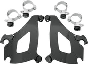 Memphis Shades Metric Bullet Fairing Mount Kit Mounting Kit Black Complete Aluminium #MEK1972