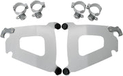Memphis Shades Metric Bullet Fairing Mount Kit for 2004-2009 HONDA VTX 1300 C Mounting Kit Polished Complete Aluminium #MEK1976