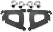 Memphis Shades Metric Bullet Fairing Mount Kit for 2004-2009 HONDA VTX 1300 C Mounting Kit Black Complete Aluminium #MEB1977