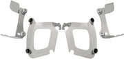 Memphis Shades Metric Bullet Fairing Mount Kit for 2003-2009 HONDA VTX 1300 Mounting Kit Polished Complete Aluminium