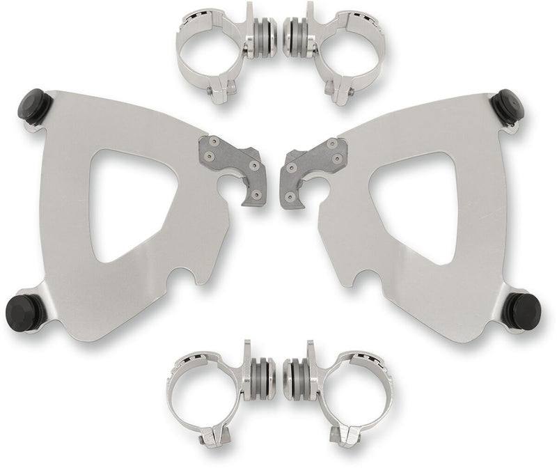 Memphis Shades Polished Trigger Lock Mounting Kit for Gauntlet Fairing for 2015-2024 Indian Scout Motorcycles