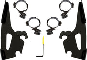Memphis Shades Metric Batwing Fairing Trigger Lock Mounting Kit for 2021-2024 HONDA CMX 1100 Black Aluminium Stainless Steel #MEB2067