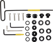 Memphis Shades Black No-Tool Trigger-Lock Mounting Hardware for Road Warrior Fairing for 2022-2026 Indian Chief Motorcycles