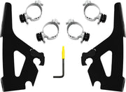 Memphis Shades Black Batwing Fairing Trigger-Lock Mounting Kit for 2022-2026 Indian Chief Motorcycles