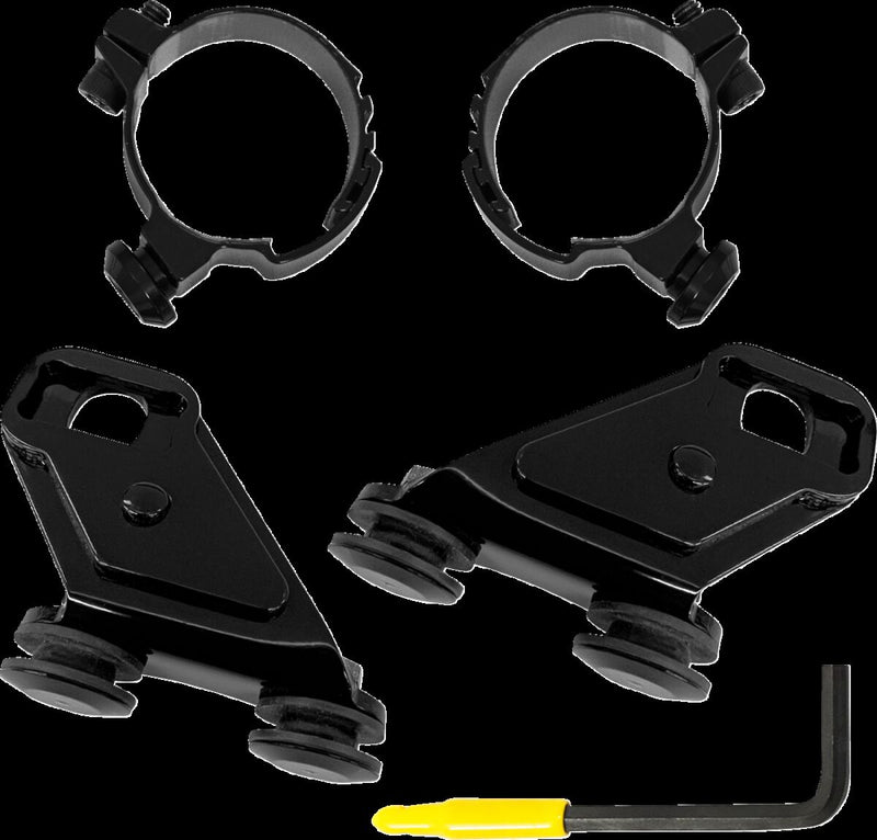Memphis Shades Metric Lowers Mount Black Wind Deflector #MEB9990