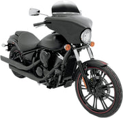 Memphis Shades Metric Batwing Fairing for 2007-2025 KAWASAKI VN 900 Black Lucite #MEM7151