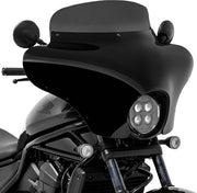 Memphis Shades Metric Batwing Fairing for 2021-2024 HONDA CMX 1100 Black ABS Plastic Kit