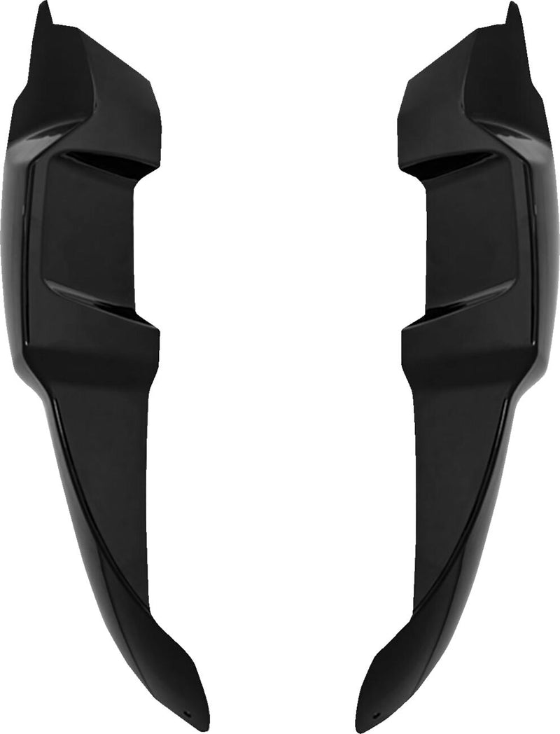 Saddlemen S-RT Fairing Lowers - ABS Plastic, Kit - Black / Gloss for Harley-Davidson Dyna 1996-2005