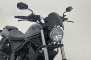 Daytona Aluminium Meter Visor with Bracket Set for 2020-2023 HONDA CMX 500 Fairing Black Round Street 7075-T6 Aluminium Each