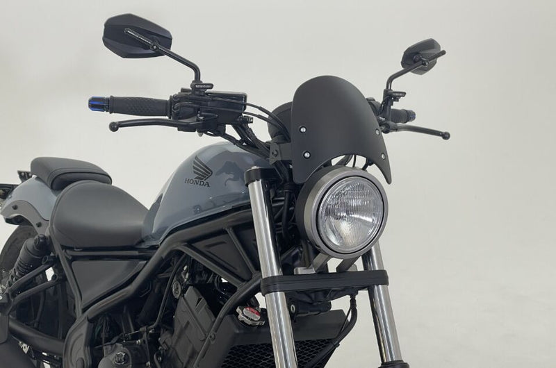 Daytona Aluminium Meter Visor with Bracket Set for 2020-2023 HONDA CMX 500 Fairing Black Round Street 7075-T6 Aluminium Each