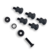 Memphis Shades Metric Road Warrior Windshield Screw Set Screw Kit Black Pack of 6 #MSC1001