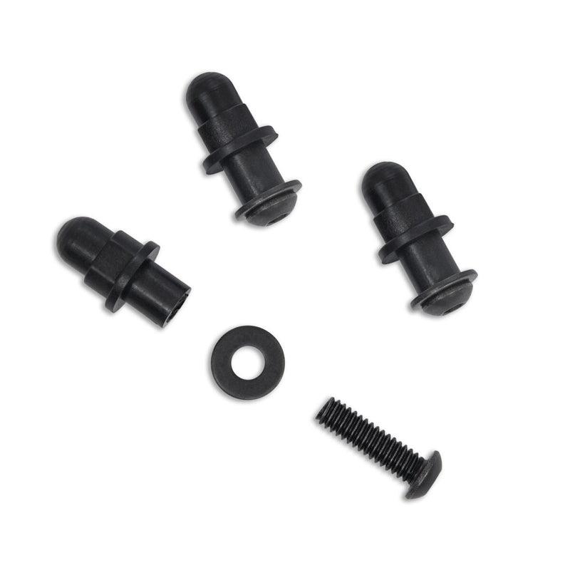 Memphis Shades Metric MS Batwing Windshield Set Screw Kit Black Pack of 3 #MSC1014