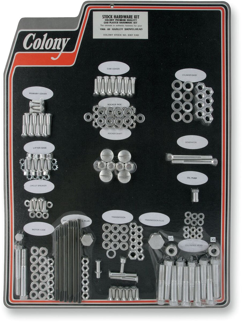 Colony Complete Stock Hardware Kit #8307 CAD