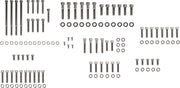 Drag Specialties Big Twin Black Chrome Knurled Motor Bolt Sets for 2007-2017 Harley-Davidson Softail and 2007-2017 Harley-Davidson Dyna Motorcycles