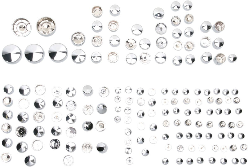 Drag Specialties Deluxe Engine Bolt Cover Kit Fits Harley-Davidson Dyna Models 2006-2017