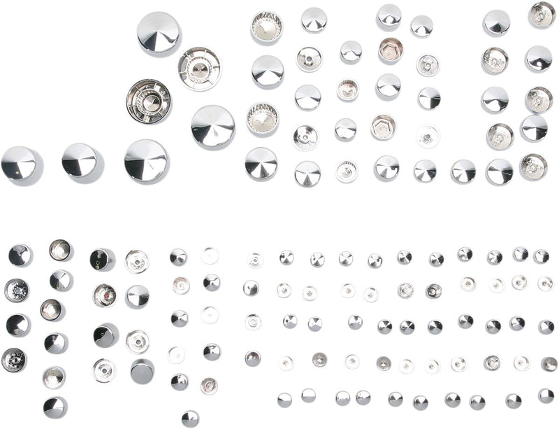 Drag Specialties Deluxe Engine Bolt Cover Kit Fits Harley-Davidson Softail Models 2009-2013