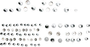 Drag Specialties Chrome Standard Bolt Cover Kit for 1999-2005 Harley-Davidson Dyna Motorcycles