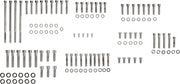Drag Specialties Chrome Smooth Motor Bolt Set for 2007-2016 Harley-Davidson Touring and 2012-2016 Harley-Davidson Trike Motorcycles