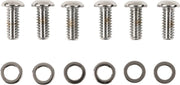 Drag Specialties Chrome Knurled Derby Cover Bolt Set for 2004-2022 Harley-Davidson Sportster Motorcycles