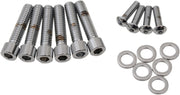 Drag Specialties Handlebar Control Bolt Kit w/Smooth Allen Heads for Various Various Harley-Davidson Motorcycles (See Fitment List)