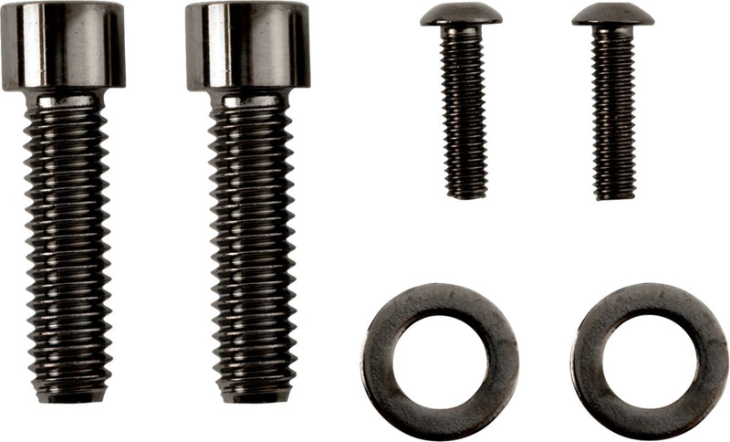 Drag Specialties M-eight Bolt Kit - Smooth /  Socket-Head - Black / Chrome for Harley-Davidson Touring, Softail, Dyna & Trike 2017-2024