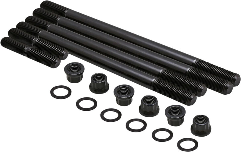 Kibblewhite Cylinder Stud and Nut Kit for 2006-2025 YAMAHA Hardware Kit Oxide Black Alloy Steel #80-82450