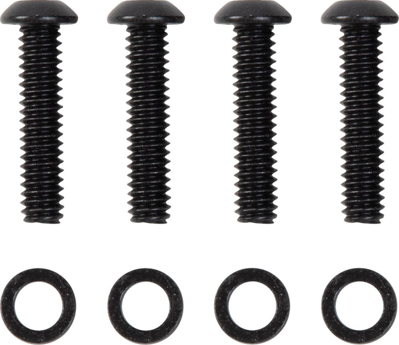 Drag Specialties Hand Control Screw Kit - Screws HAND Control BL NC - Black / Nickel-Plated / Zinc