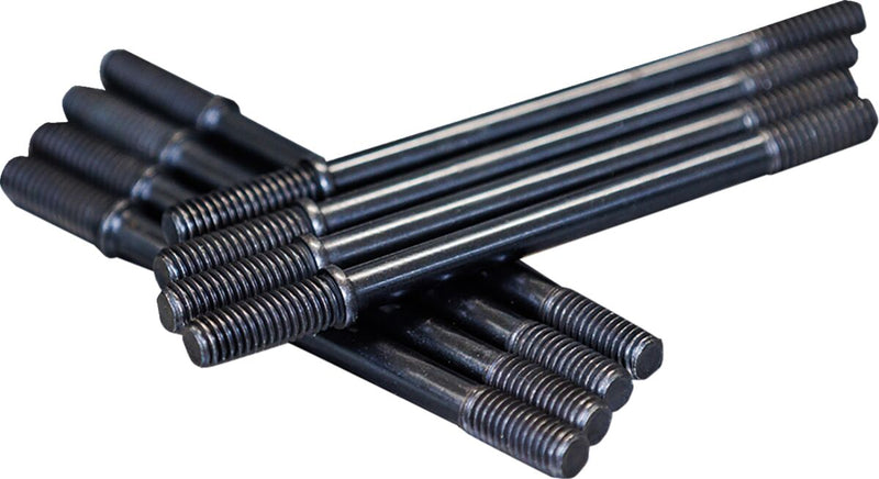 S&S Cycle Cylinder Stud Kit for 2017-2025 Harley-Davidson Black Oxide 12-Point For M8 Models Chromoly