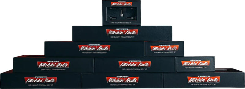 Trask Bitchin' Bolts Complete Driveline for 2017-2026 Harley-Davidson Hardware Silver Titanium Kit