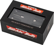 Trask Bitchin' Bolts Lifter Block for 2017-2026 Harley-Davidson Hardware Silver Titanium Kit