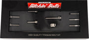 Trask Bitchin' Bolts Motor Mount for 2017-2026 Harley-Davidson Hardware Silver Titanium Kit #TM-1050-E