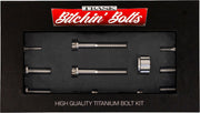 Trask Bitchin' Bolts Peg Mount for 2017-2026 Harley-Davidson Hardware Silver Titanium Kit