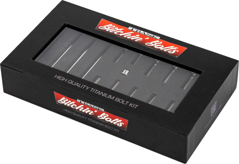 Trask Bitchin' Bolts Primary Cover for 2017-2026 Harley-Davidson Hardware Silver Titanium Kit #TM-1050-G