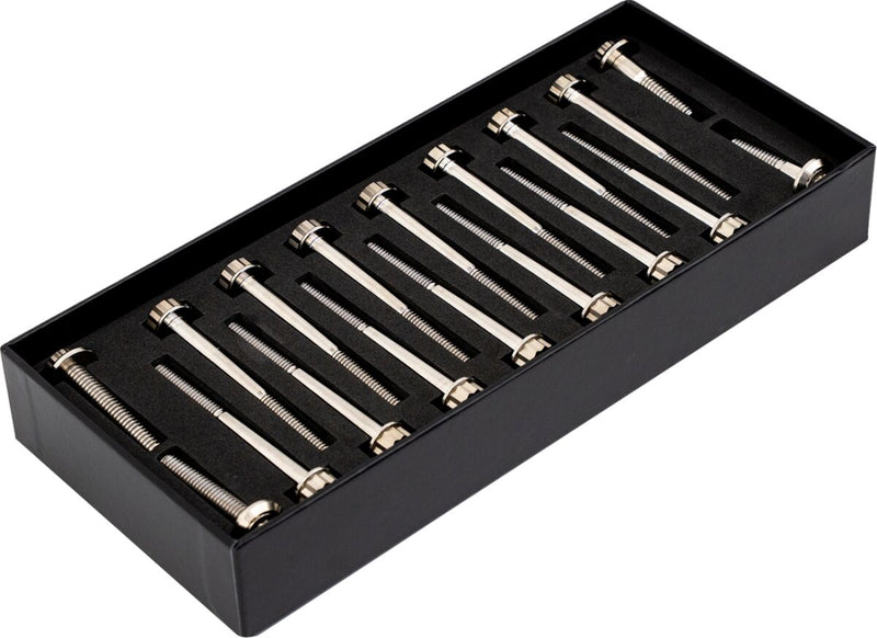 Trask Bitchin' Bolts Crankcase for 2017-2026 Harley-Davidson Hardware Silver Titanium Kit