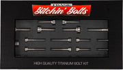 Trask Bitchin' Bolts Transmission for 2017-2026 Harley-Davidson Hardware Silver Titanium Kit #TM-1050-I
