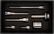 Trask Bitchin' Bolts Coil & Horn for 2017-2026 Harley-Davidson Hardware Silver Titanium Kit #TM-1050-J
