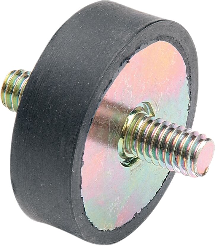 Drag Specialties Vibration Mount - Battery Box /  Oil Tank, Each, Steel - Black / Gold