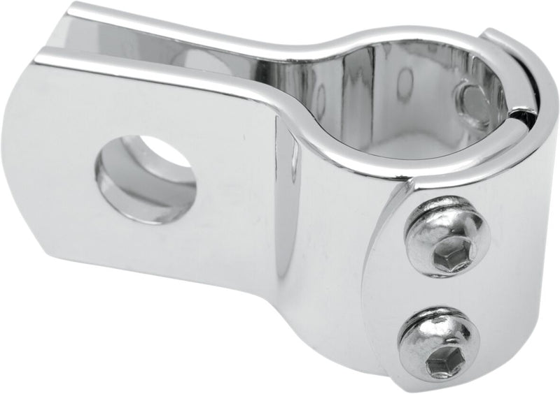 Drag Specialties Three-piece Frame Clamp - Multi Functional, Each, Heavy Duty - Chrome